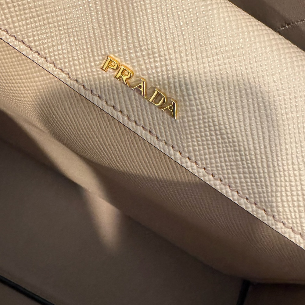 PRADA Large Saffiano Leather Double Bag - Picture 10 of 10